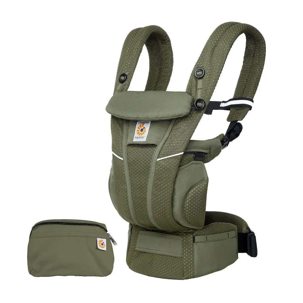 [10 year warranty] Ergobaby Omni Breeze Baby Carrier - Olive Green