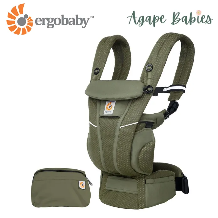 [10 year warranty] Ergobaby Omni Breeze Baby Carrier - Olive Green