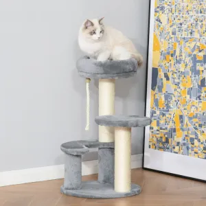 26" Cat Tree Scratching Post - Grey