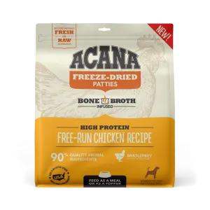 Acana Freeze-Dried Food Free-Run Chicken Recipe Patties for Dogs