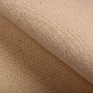 BCI Certified Cream Solid 10 * 6 Duck Fabric