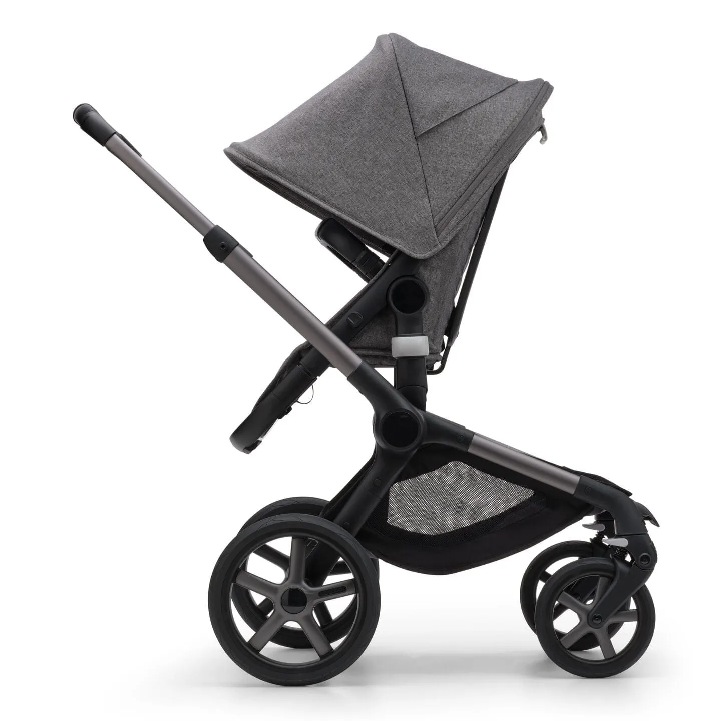 Bugaboo Fox 5, Cloud T Ultimate Travel System - Graphite/Grey Melange/Grey Melange