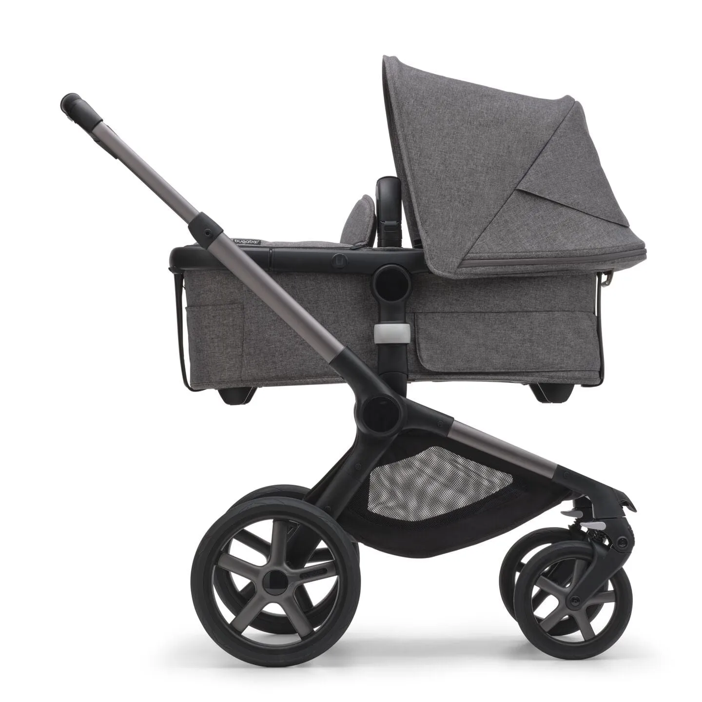 Bugaboo Fox 5, Cloud T Ultimate Travel System - Graphite/Grey Melange/Grey Melange