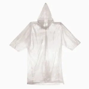 Case Pack of  50 Emergency Ponchos Reusable Survival Gear