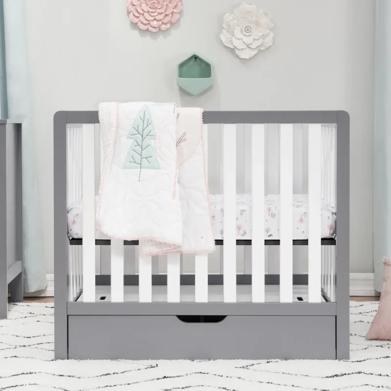 Colby 4-in-1 Convertible Mini Crib with Trundle