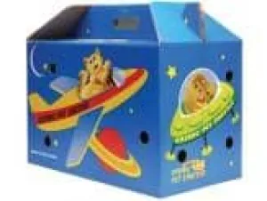 Cosmic Cat Shuttle Cardboard Cat Carrier Space Assorted 1ea