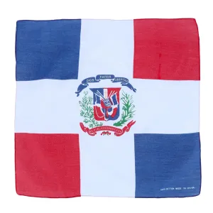 CTM® Cotton Dominican Republic Flag Bandana