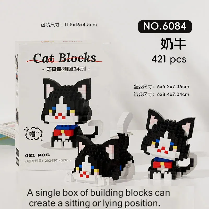 Cute Cats Building Block Toys