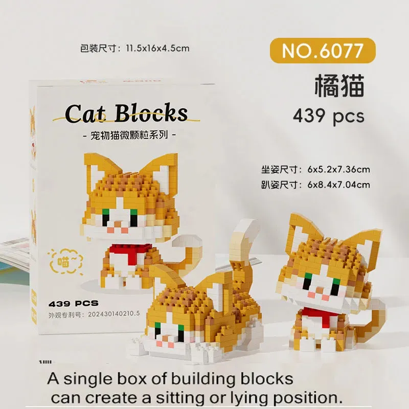 Cute Cats Building Block Toys