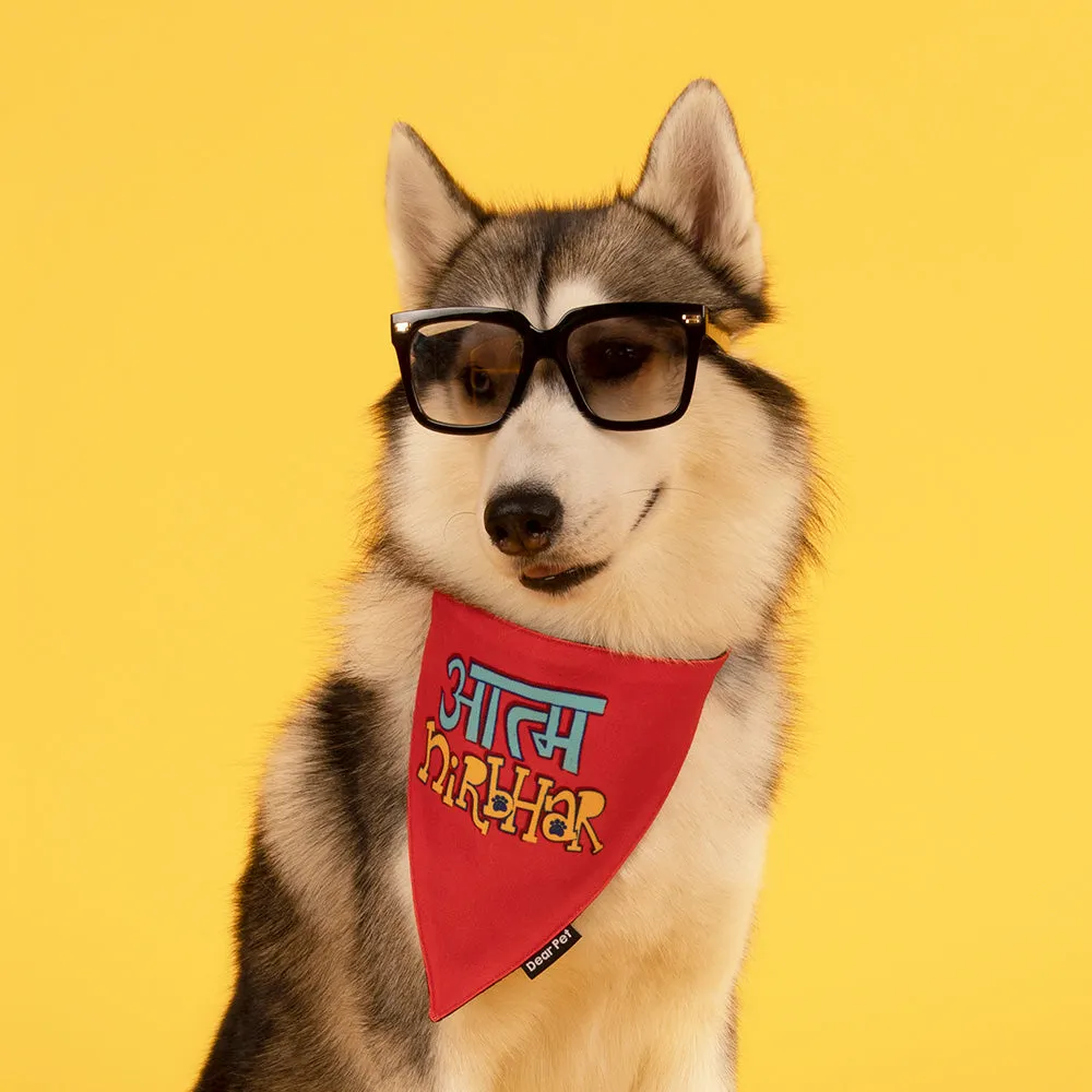 DearPet Aatma Nirbhar Dog Bandana