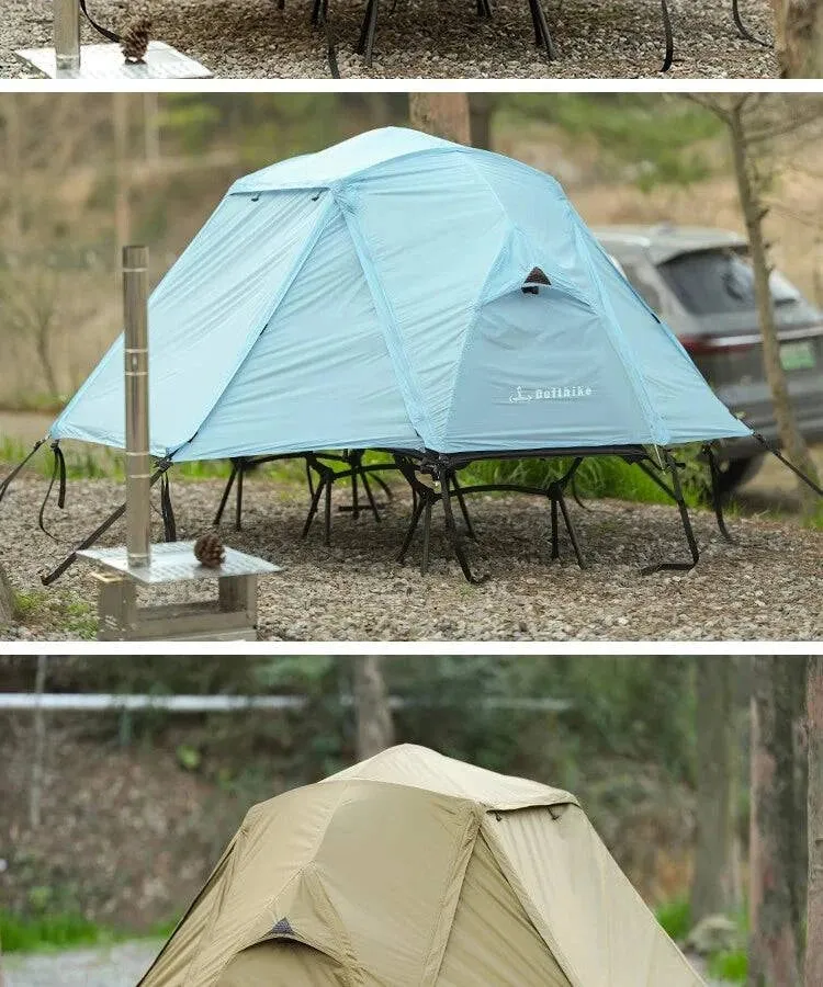 Difeike customer exposed camping beds, tents, single person hiking tents, lightweight overnight shelter for rain protection