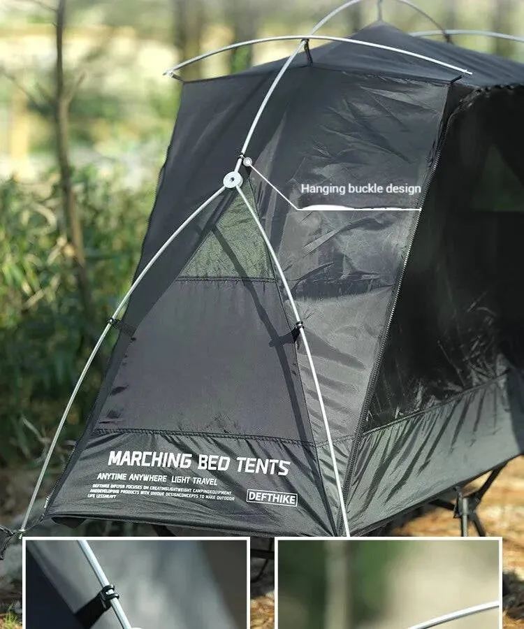 Difeike customer exposed camping beds, tents, single person hiking tents, lightweight overnight shelter for rain protection