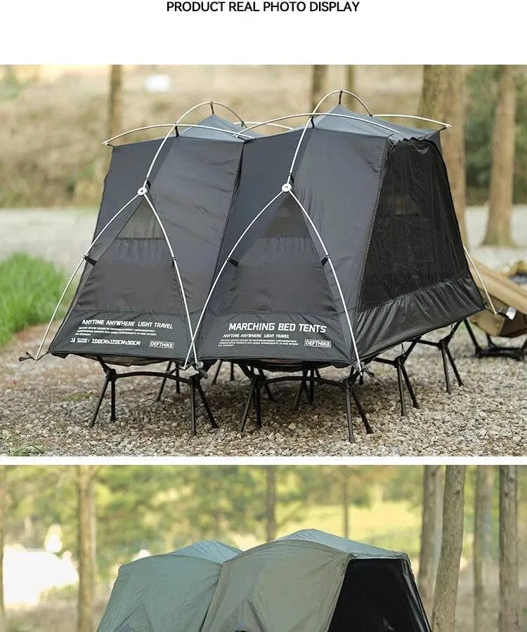 Difeike customer exposed camping beds, tents, single person hiking tents, lightweight overnight shelter for rain protection