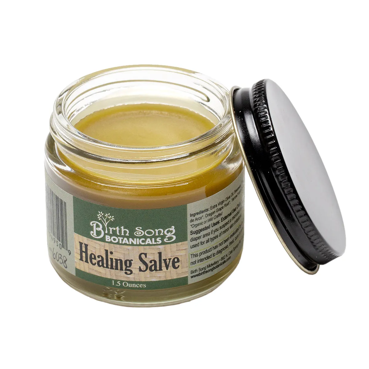 Herbal Salve- All Natural First Aid Ointment Made with Calendula and Plantain, Good For All Skin Types, Unscented