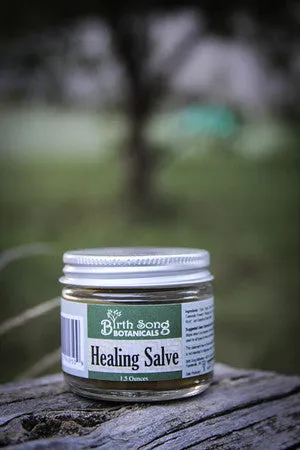 Herbal Salve- All Natural First Aid Ointment Made with Calendula and Plantain, Good For All Skin Types, Unscented