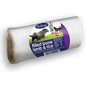 Hollings Lamb and Rice Filled Bone Dog Treat