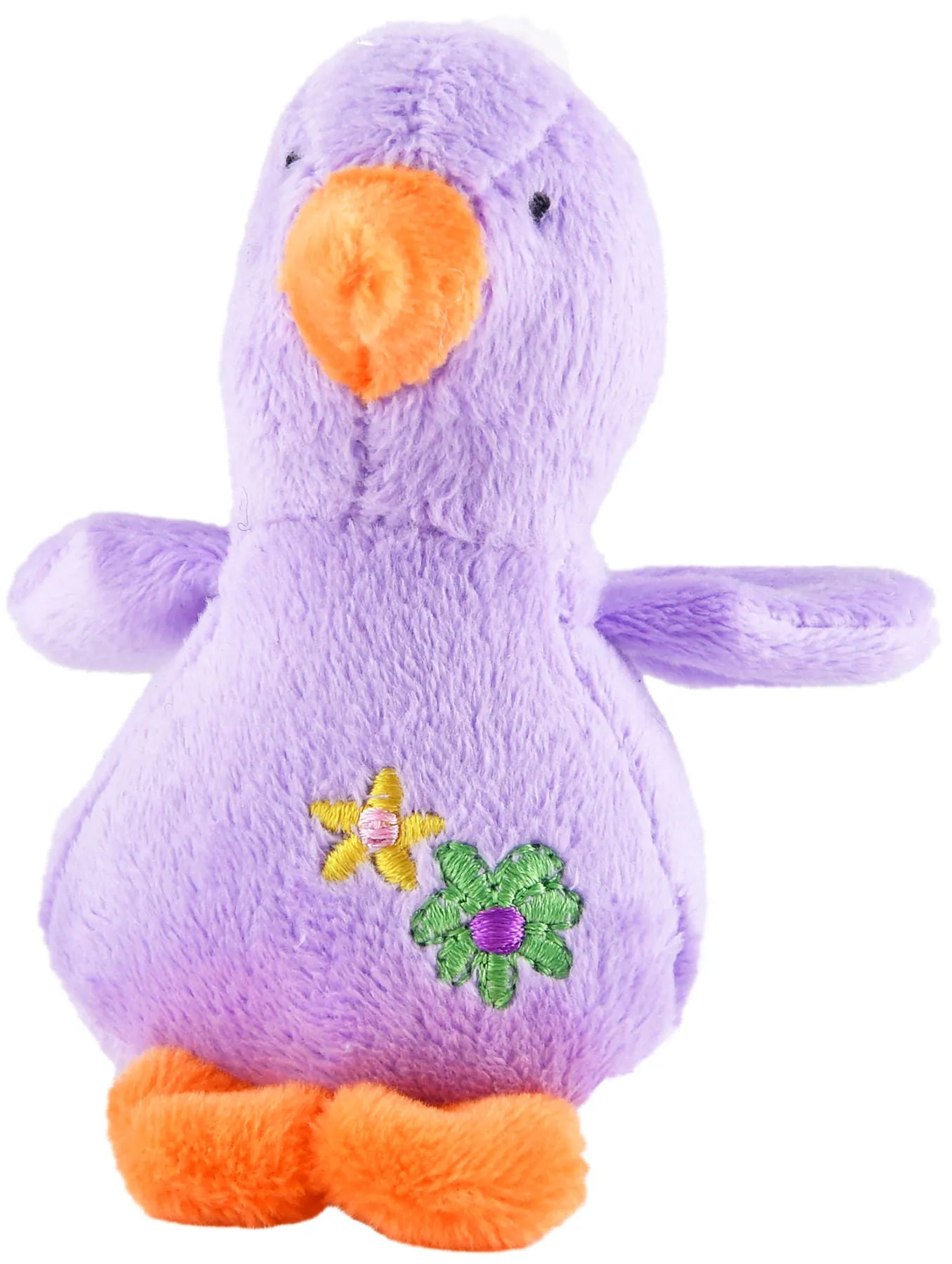 Jeffers 4" Baby Duck Plush Squeak Toy, each