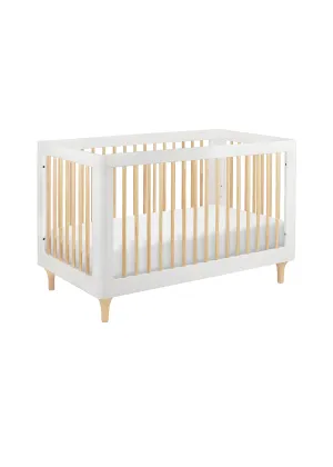 LOLLY 3-IN-1 CONVERTIBLE CRIB - WHITE/NATURAL