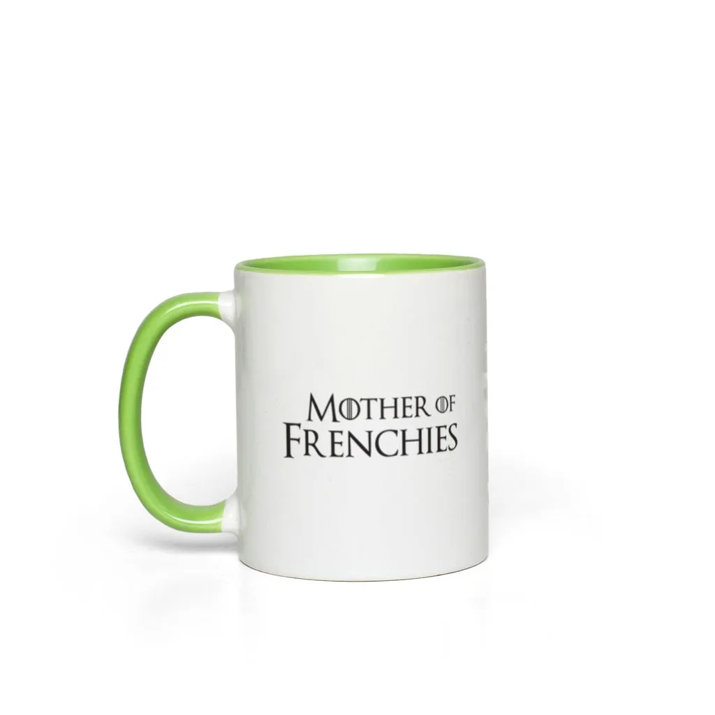 Mother of Frenchies Color Pop Accent Mugs (11 oz)