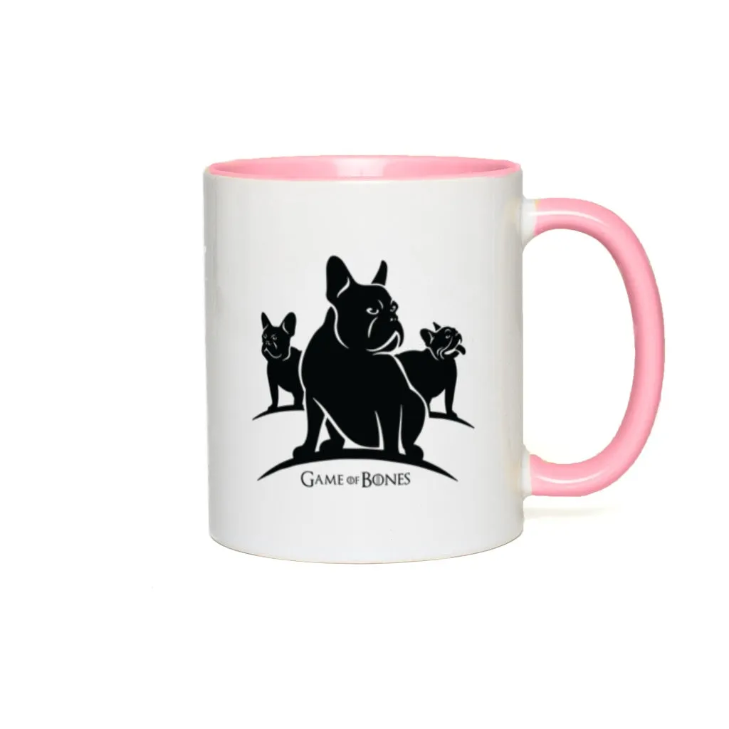 Mother of Frenchies Color Pop Accent Mugs (11 oz)