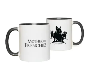 Mother of Frenchies Color Pop Accent Mugs (11 oz)