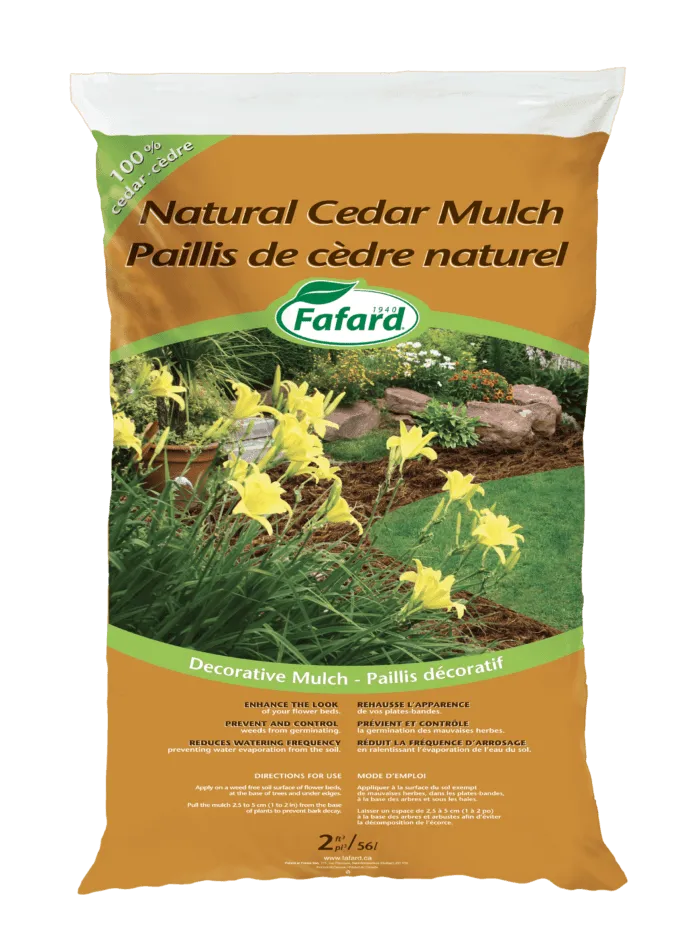 Natural Cedar Mulch 85L