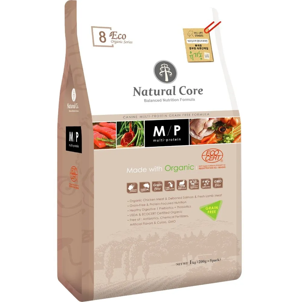 Natural Core Eco 8 Organic Multiple Protein Grain Free Dry Dog Food