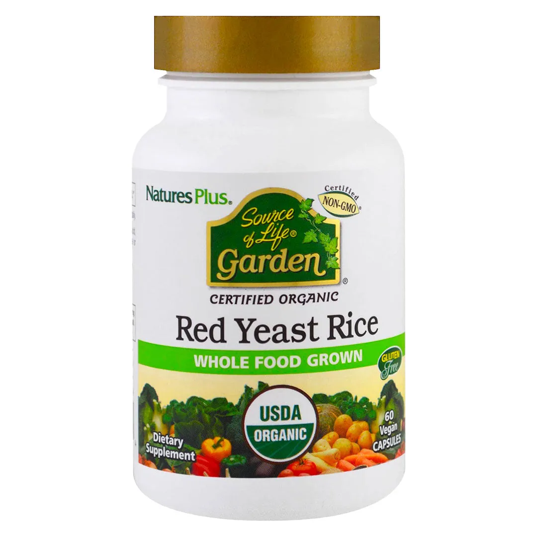 Nature's Plus Source Of Life Garden Red Yeast Rice 60 Capsules