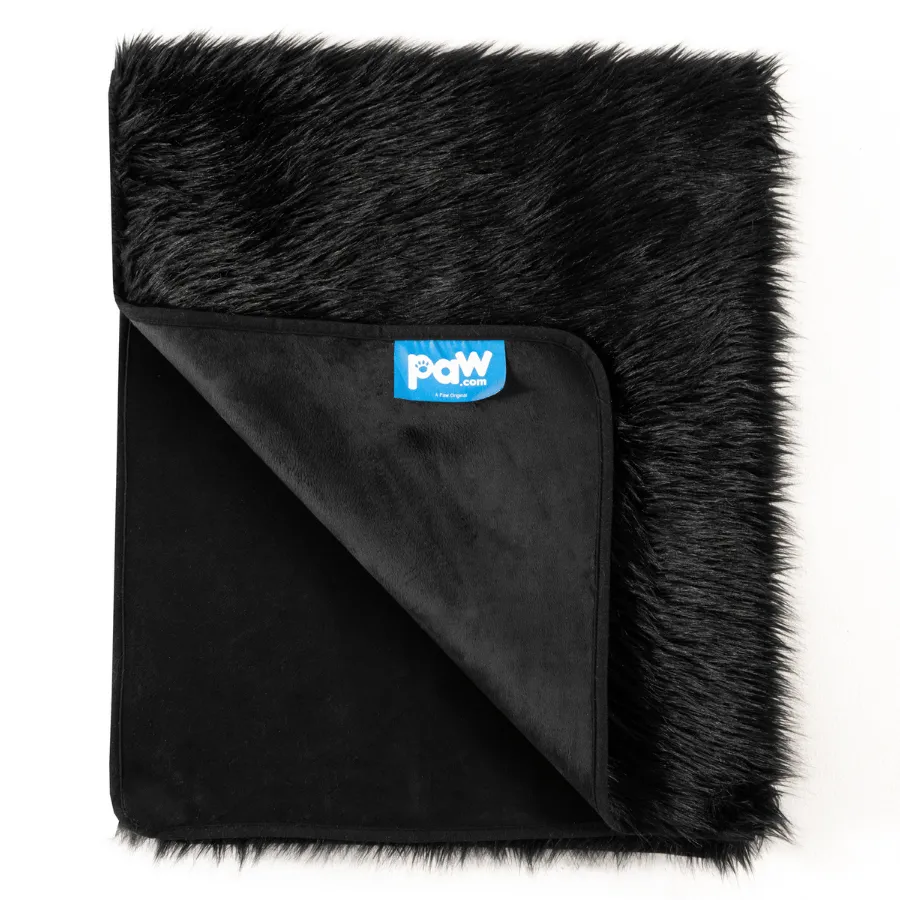 Paw.com x BarkBox PupProtector™ Waterproof Throw Blanket - Midnight Black