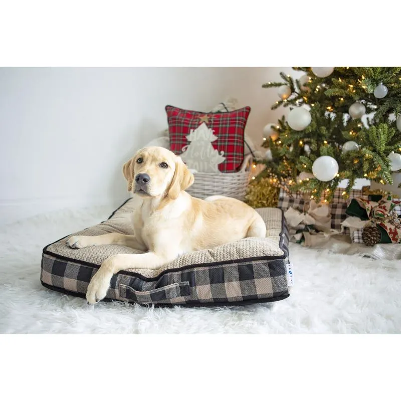 Petmate Brown Holly Pet Bed 28 in. W X 28 in. L