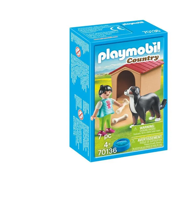 Playmobil 70136 Country Dog With Kennel