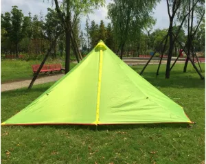 Poleless Portable Camping Gold-shaped Tent