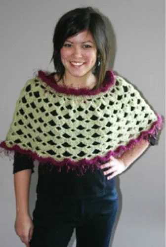 Ponchos Crochet Pattern Leaflet