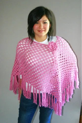 Ponchos Crochet Pattern Leaflet