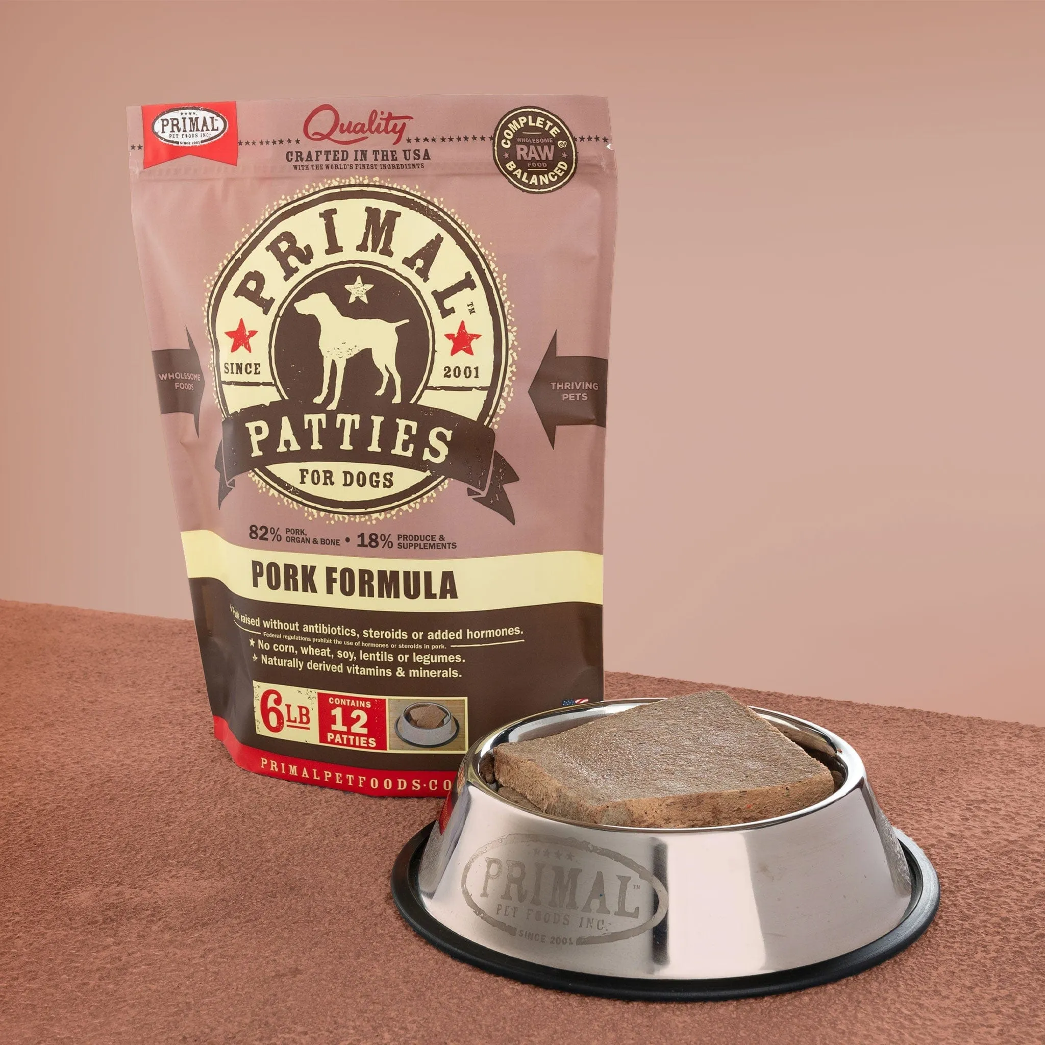 Primal Raw Frozen Pork Formula For Dogs