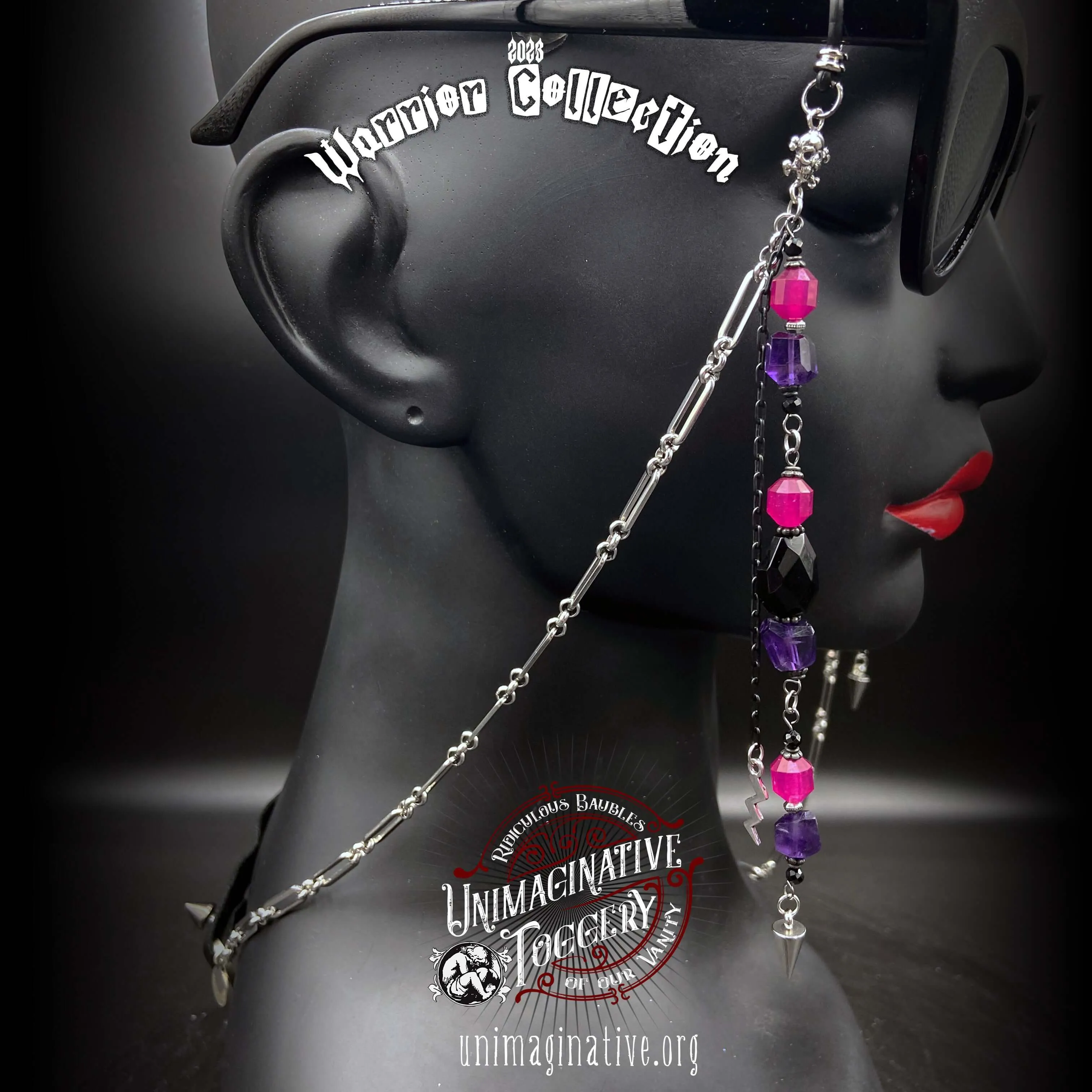 Punky In Pink eyeglass chain