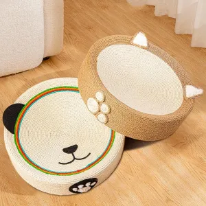 Round Cat Scratcher Pad/House