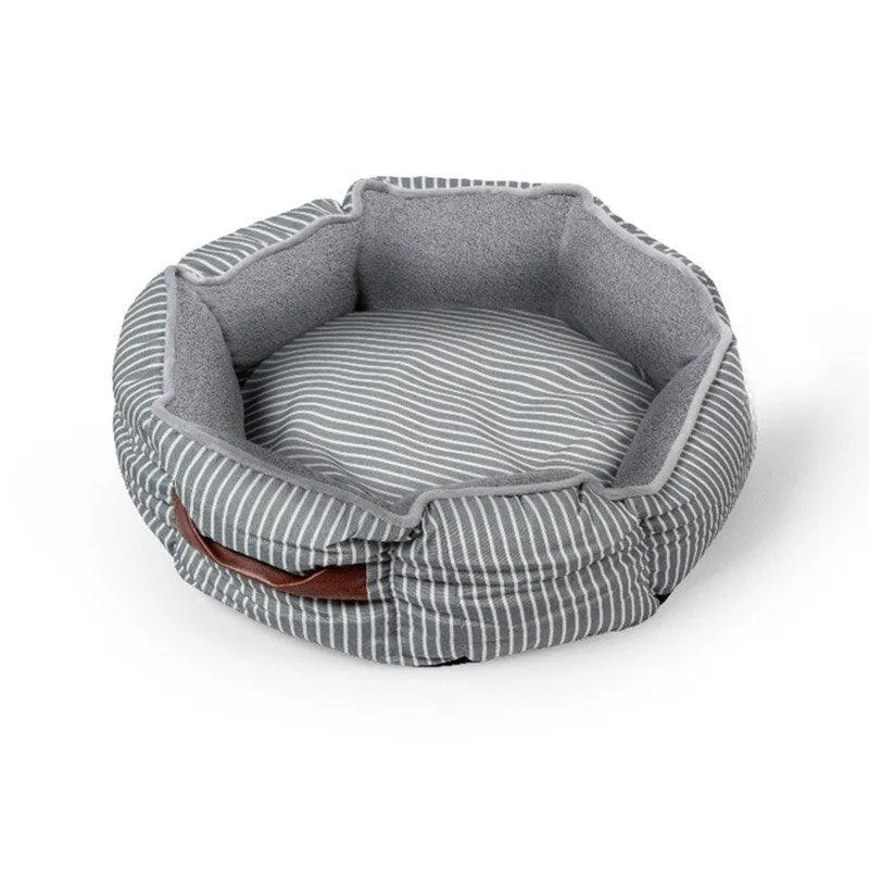 Summer Travel Outdoor Breathable Striped Dog Beds