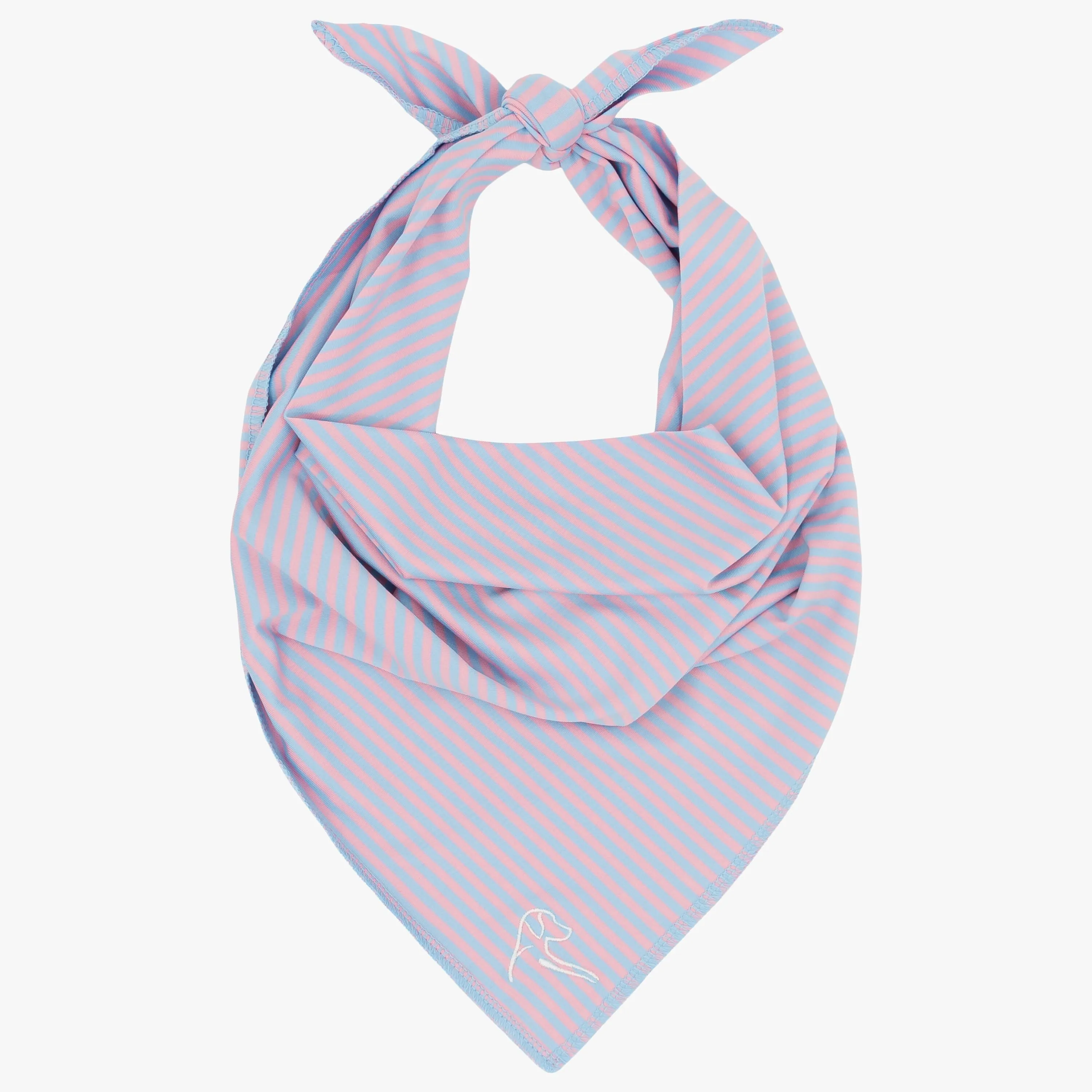 The Birdie Stripe | Performance Bandana | The Birdie Stripe - Flamingo Pink/Pure Blue