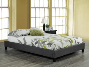 Twin Platform Bed Frame - Grey